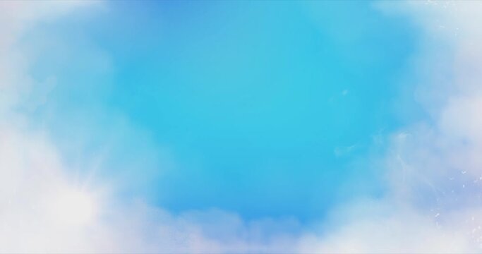motion graphics, moving clouds background. Short footage for presentations