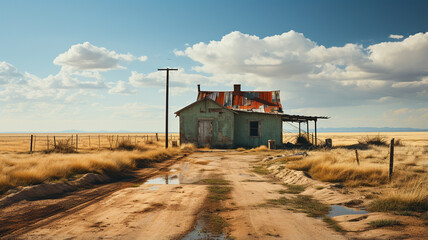 old american star, usa flag on old wooden door