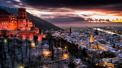 Heidelberg im Winter