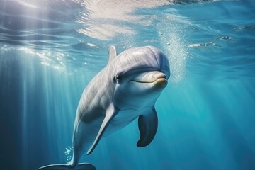 Dolphin in the water