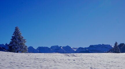 winter mountain landscape