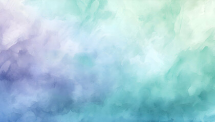 Fototapeta na wymiar Abstract blue watercolor background. Digital art painting. 