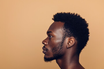Obraz premium african male model turn sideways