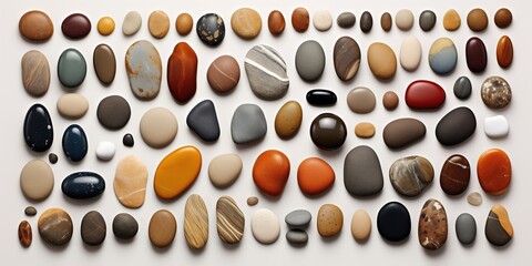 A set of different rocks
