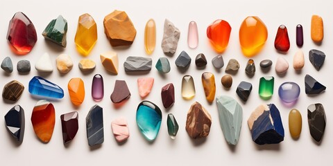 A set of different rocks