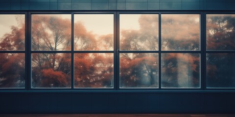 Window overlooking the forest