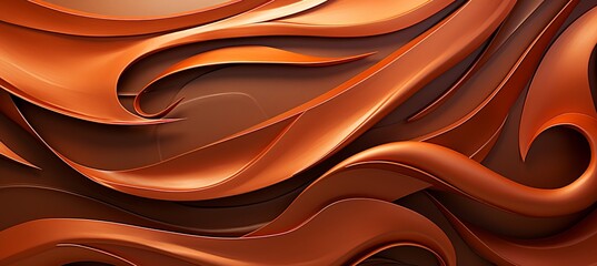 Molten metallic waves textured metal melting in liquid silk with abstract background