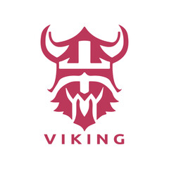 Viking logo design icon symbol vector illustration. Easy Customizable and Editable.