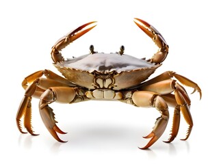 crab isolated on white background,generative ai