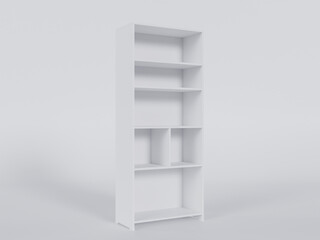 Book rack minimalist modern premium photo 3d render