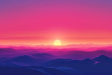 Abstract minimalist pantone inspired color future dusk ambient gradient wallpaper