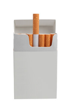 Cigarette pack on transparent background