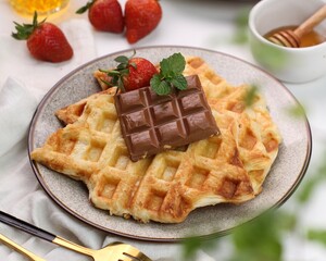 breakfash waffle