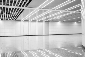 Underground passage corridor indoor space environment background
