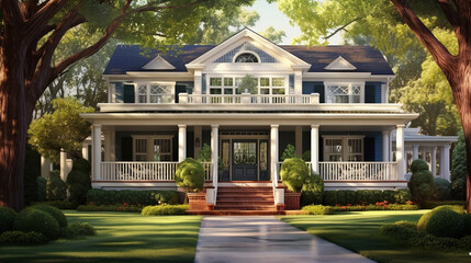 Timeless Allure: American Classic Home Designs Evoking Nostalgia and Elegance
