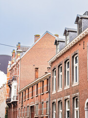 Street view of downtown in Maastricht, Netherlands.