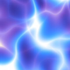 Blue glowing multidimensional plasma force field. Abstract glowing background