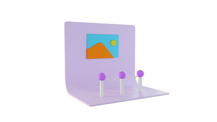 3D Expo Illustration