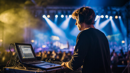 Behind the Mix: Sound Engineering Magic at the Music Festival