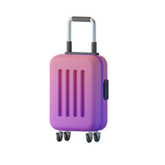 Luggage 3d icon illustration