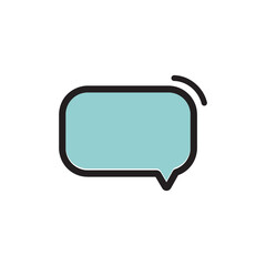 Speech bubble  logo vector template