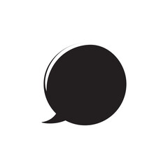 Fototapeta na wymiar Speech bubble logo vector template
