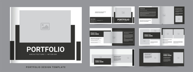 Professional Landscpae Architecture portfolio design template