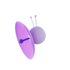 3d satelite stylized