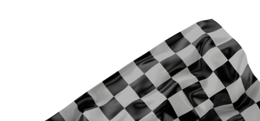 Black and white flag