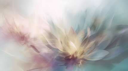 light soft abstract background with flowers