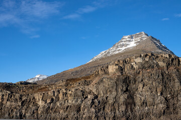 Autumn snow on the mountains, East Iceland