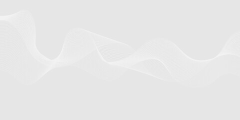 Abstract background with wave curve lines. Frequency sound wave line and technology concept background.