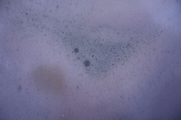 Soap foam and bubbles background