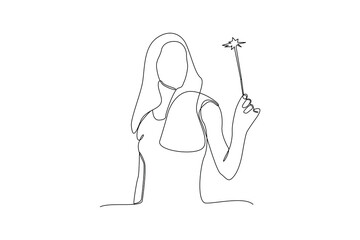 Simple of woman and fireworks Related Vector Line Icons. Contains such Icons of festival, Stage, Happy People in Crowd and more. Editable Stroke. 48x48 Pixel Perfect.