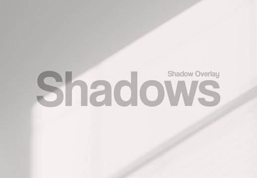 Realistic Shadow Overlay Mockup