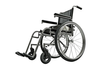 Fototapeta na wymiar Modern Wheelchair on a transparent background