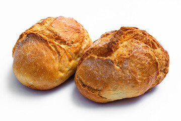 Pane di ricotta, tipico pane prodotto in Sardegna, cibo italiano 