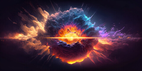 A cosmic explosion 