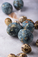 Easter decoration painted dragon eggs