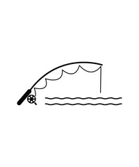 fishing icon, vector best flat icon.