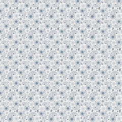 seamless pattern with snowflakes