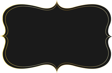 Vintage frames illustration, Transparent background.