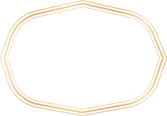 Vintage frames illustration, Transparent background.