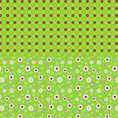 seamless background with flowers