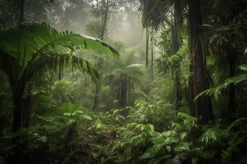 rain forest in the forest