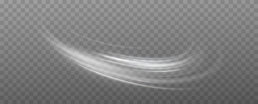 Texture of cold winter wind. Festive vector blizzard.Wind effect.Speed.