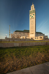 Fototapeta premium Hassan II Mosque Casablanca, Morocco. Beautiful architecture