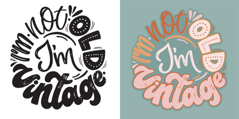 Cute hand drawn doodle lettering postcard. T-shirt design, fashion art letetring. 100% vector file © jane55