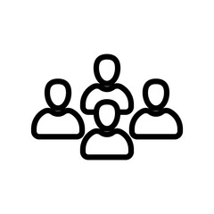 social wellness icon or logo design isolated sign symbol vector illustration - high quality line style vector icon