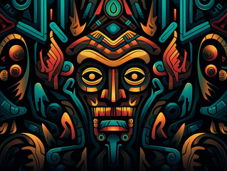 Colorful Totem illustration